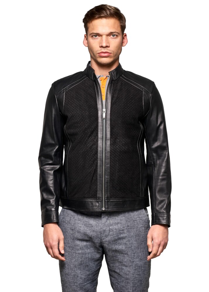 Erkek Deri Ceket - Pierre Cardin