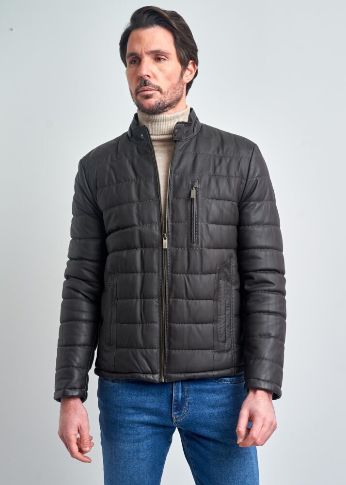 Pierre Cardin Marion Hakim Yaka Gerçek Deri Mont - Pierre Cardin