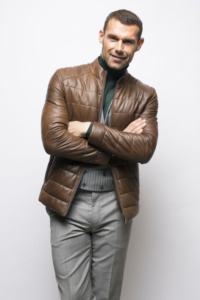 Erkek Deri Ceket - Pierre Cardin