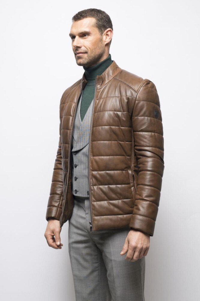 Erkek Deri Ceket - Pierre Cardin (1)