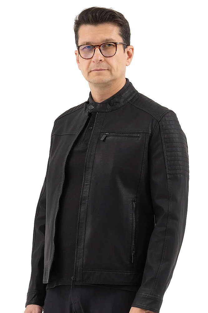 Lucien Erkek Deri Ceket - Pierre Cardin